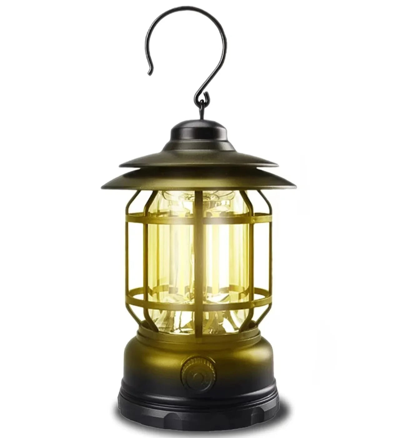 Rechargeable Camping Lantern – Stepless Dimming COB LED, Portable & Waterproof for Hiking, Fishing, Emergency & Home Use