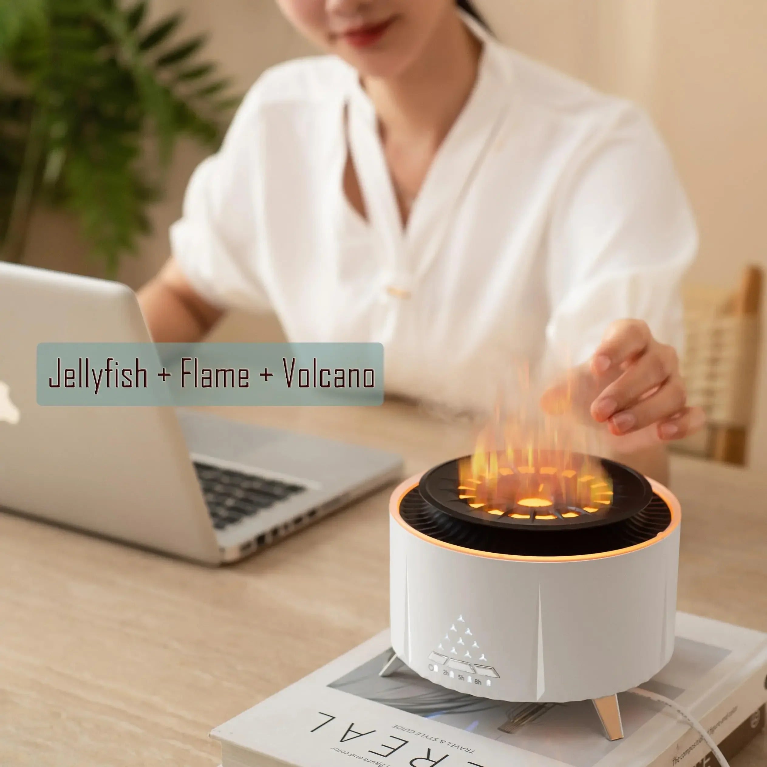 Diffuser for Essential Oils – 350ml Jellyfish Mist Aromatherapy Diffuser, Cool Design for Large Room & Bedroom