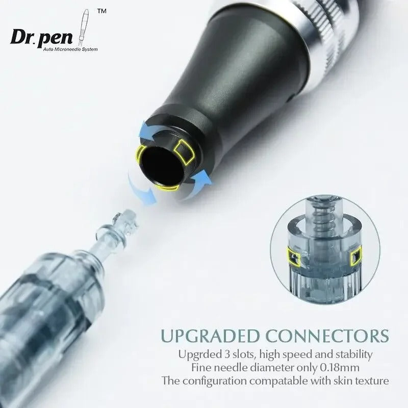 Dr. Pen Ultima M8 Microneedling Pen – Wireless Electric Dermapen with 32 Cartridges for Skin Care & Anti-Aging