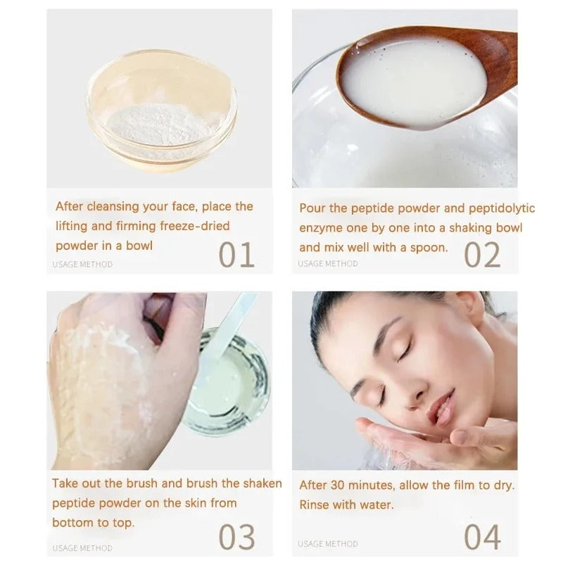 Collagen & Hyaluronic Acid Face Mask – Anti-Wrinkle & Whitening