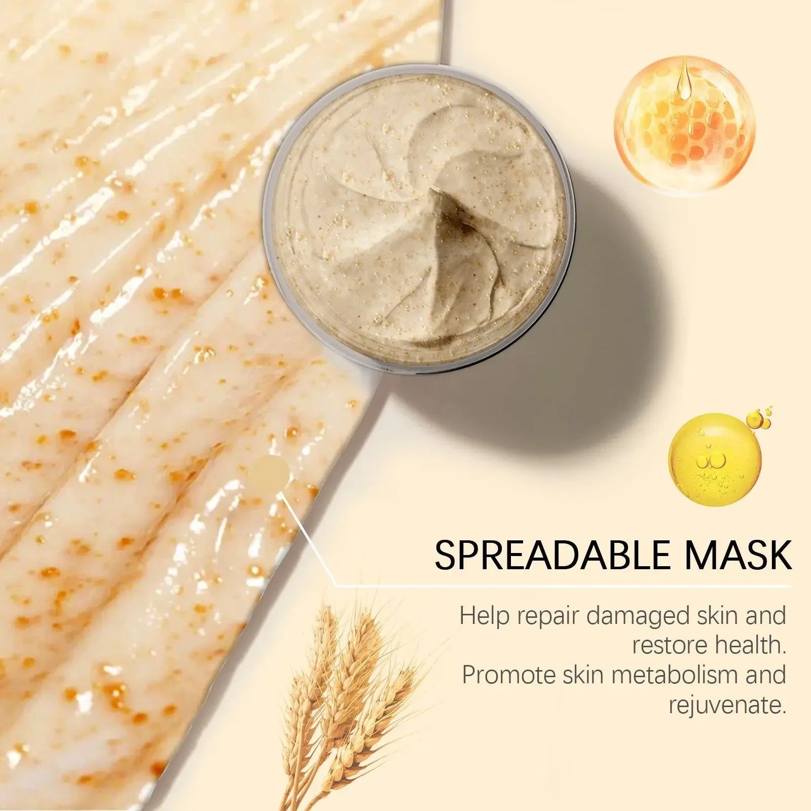 Rice & Honey Face Mask – Brightening & Hydrating