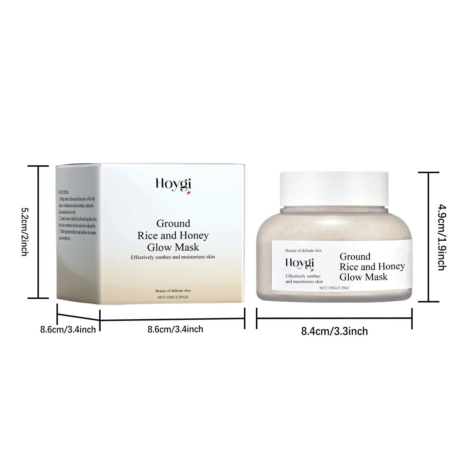 Rice & Honey Face Mask – Brightening & Hydrating