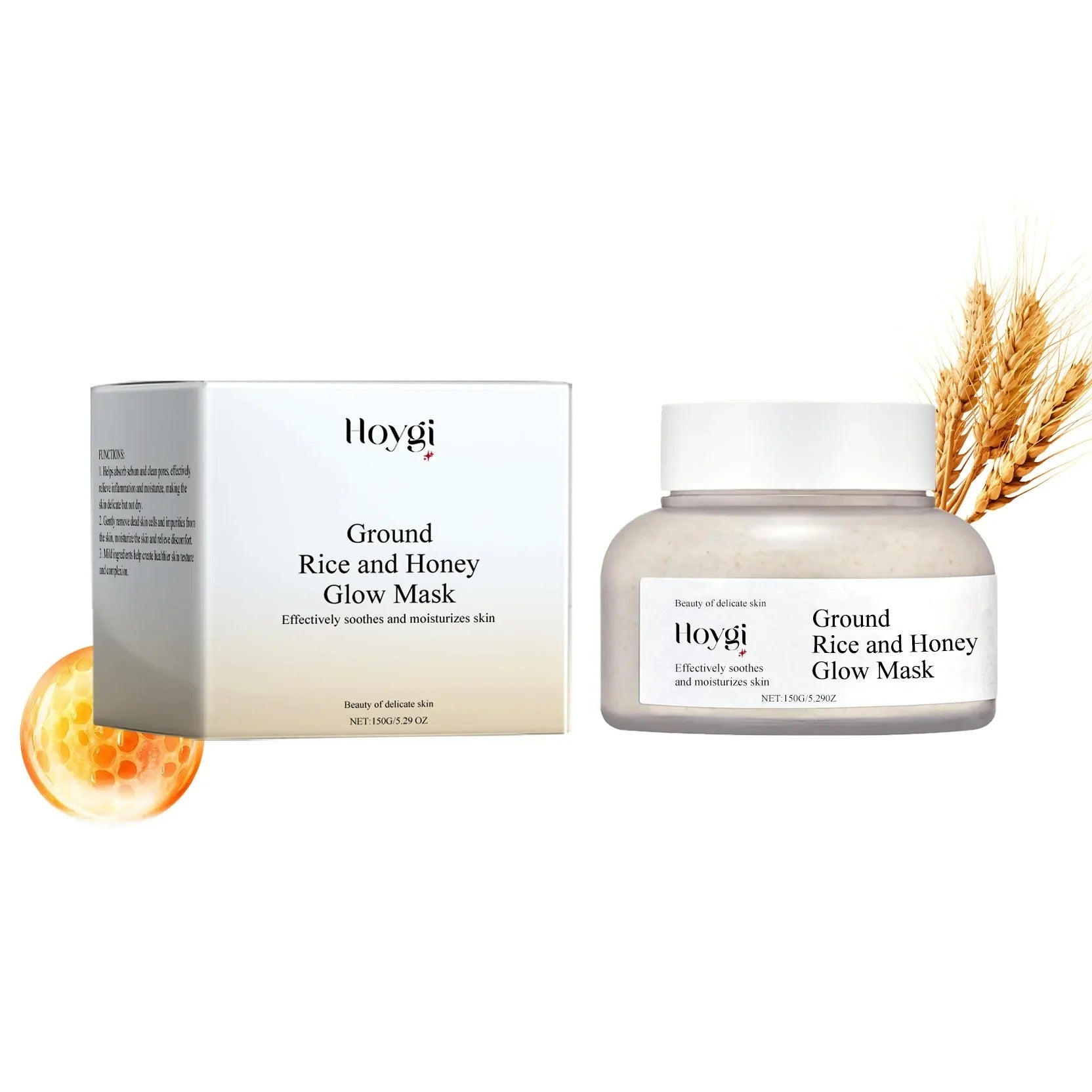 Rice & Honey Face Mask – Brightening & Hydrating