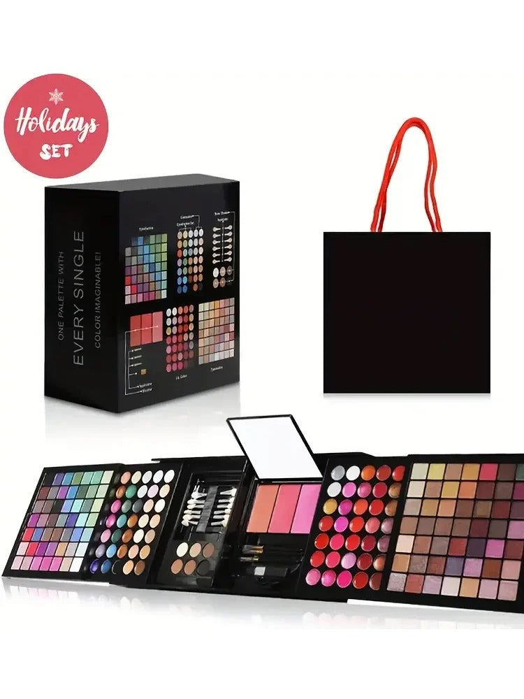 177 Color Makeup Kit – All-in-One Women’s Makeup Set with Eyeshadow, Blush, Lip Gloss, Concealer & Mirror