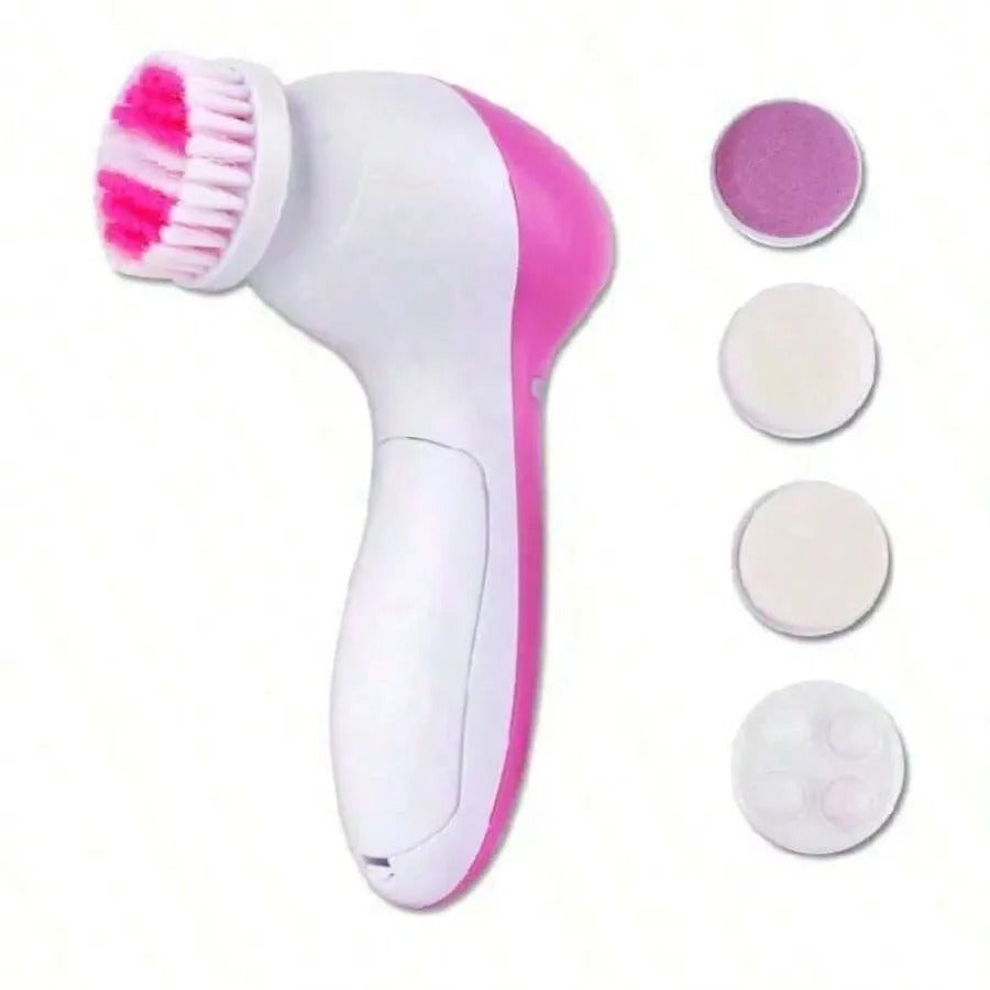 Electric Facial Cleansing Brush – 5 in 1 Face Massager