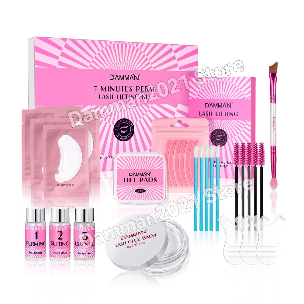 Damman Professional Lash Lifting Kit – Long-Lasting Eyelash Curling & Perm Set for Salon & Home Use