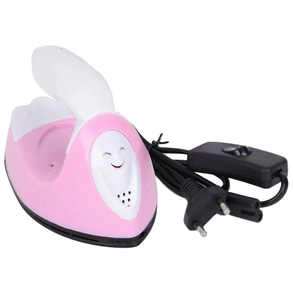 DIY Handheld Mini Heat Press – Portable Electric Small Iron for Hot Drilling, Name Cloth Stickers & Craft Projects