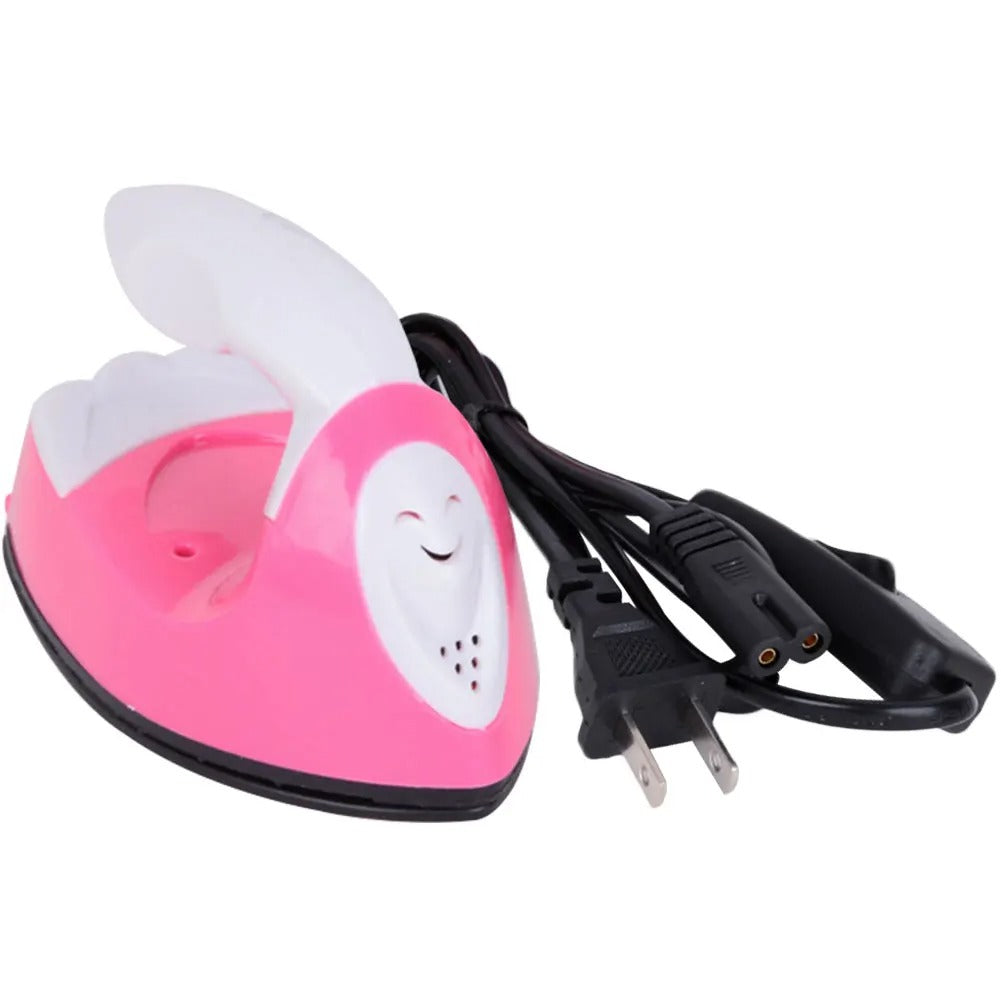 DIY Handheld Mini Heat Press – Portable Electric Small Iron for Hot Drilling, Name Cloth Stickers & Craft Projects