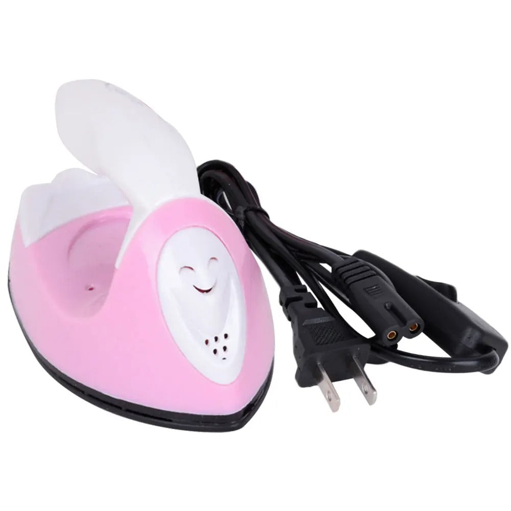 DIY Handheld Mini Heat Press – Portable Electric Small Iron for Hot Drilling, Name Cloth Stickers & Craft Projects