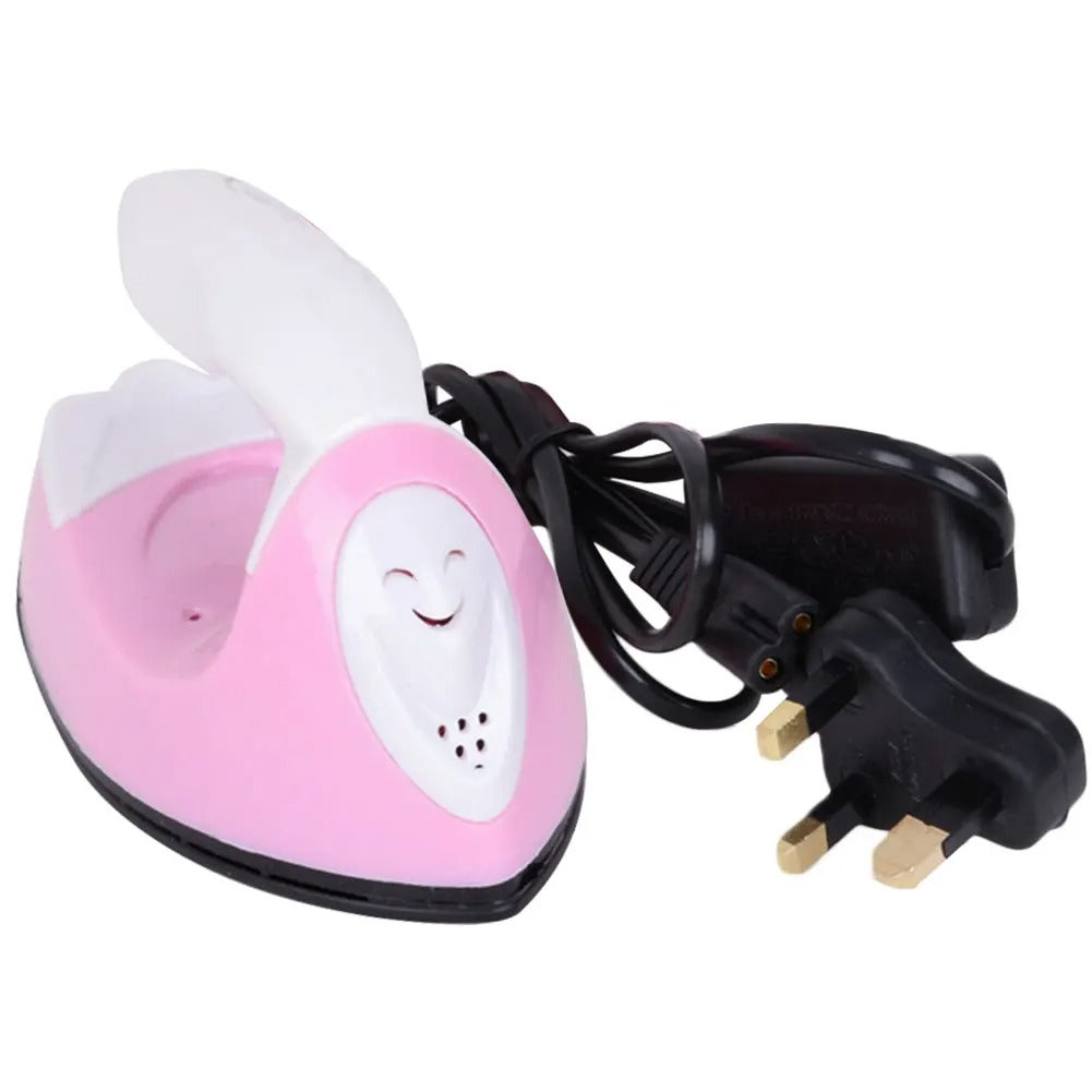 DIY Handheld Mini Heat Press – Portable Electric Small Iron for Hot Drilling, Name Cloth Stickers & Craft Projects