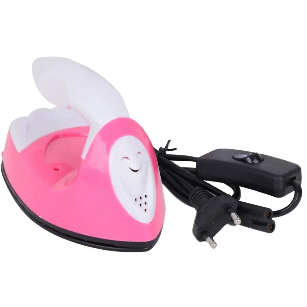 DIY Handheld Mini Heat Press – Portable Electric Small Iron for Hot Drilling, Name Cloth Stickers & Craft Projects